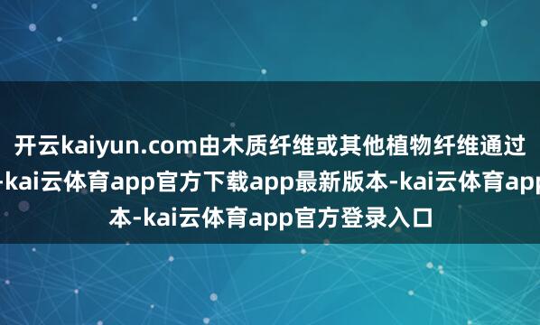 开云kaiyun.com由木质纤维或其他植物纤维通过热压工艺制成-kai云体育app官方下载app最新版本-kai云体育app官方登录入口